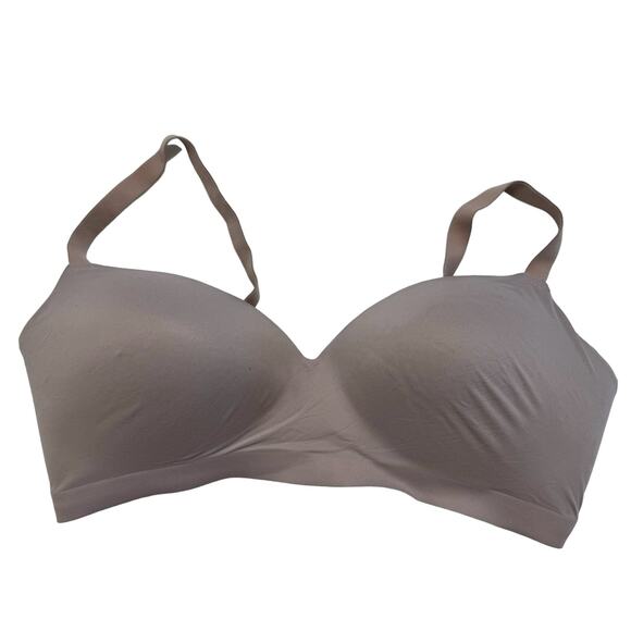 SOMA Enbliss Wireless Bra in Pink Beige Size 40D Wirefree Soft T-shirt Bra - Picture 1 of 5